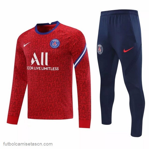 Chandal Paris Saint Germain 2021/22 Rojo Azul